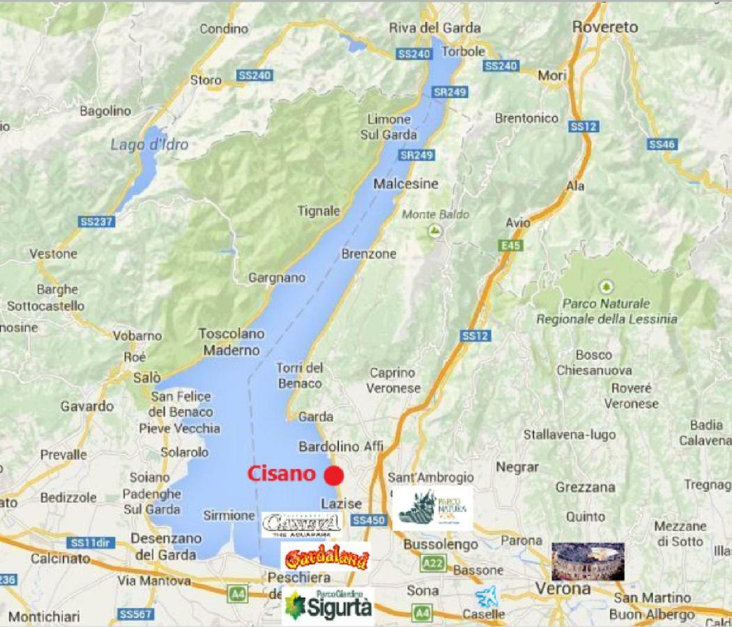 Appartamento Con Giardino A Cisano Di Bardolino Kültér fotó